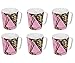Mossy Oak Stoneware Mugs - Set of 6, Pink Camo