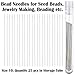 25pcs Beading Needles Size 8 with Needle Threader in Storage Tube
