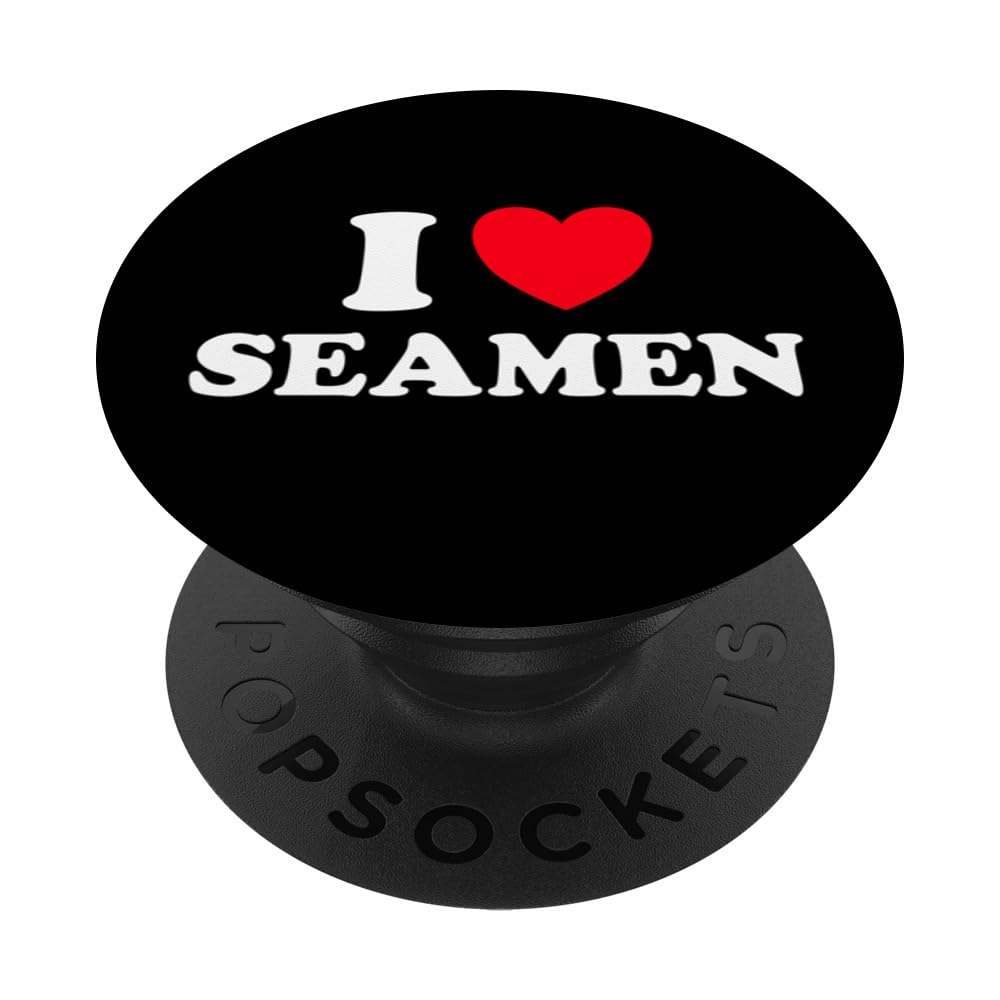 Love Seamen Sea Man Nautical Ship Funny Soldier Boat Sailor PopSockets Swappable PopGrip