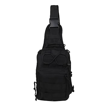 Generic Impoted Outdoor Shoulder Military Tactical Backpack Camping Hiking Bag - Black