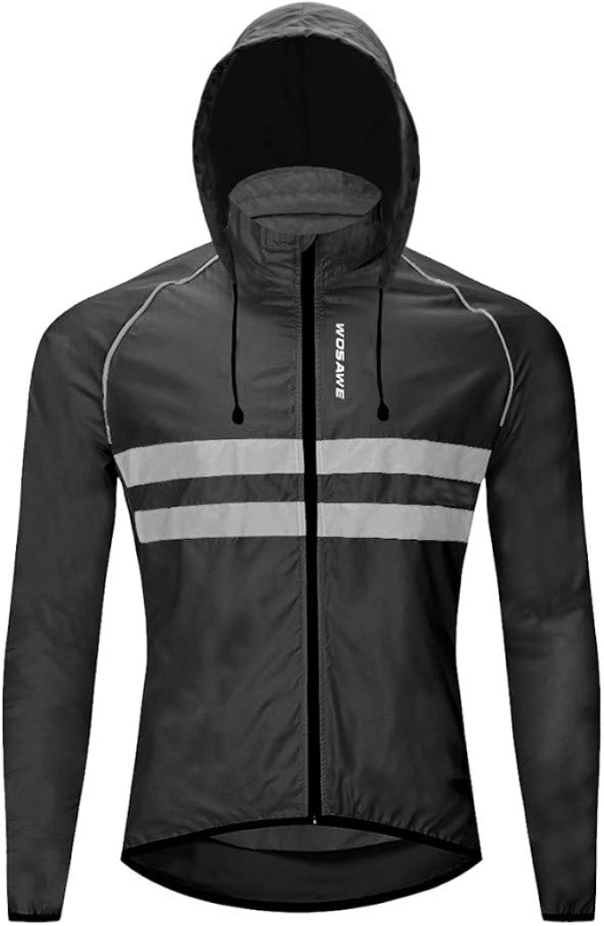 Reflective Running Jackets Windproof Cycling Windbreaker