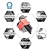 CO-Z Metric Allen Wrenches, 13pcs Allen Wrench Set, Ball End Long Hex Key Set, Folding Allen Keys with Knotched End, Complete Hex L-Wrench Tools Kit for Turning Screws with Foldable Case