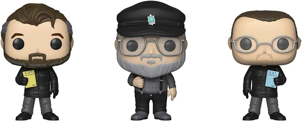 Funko POP! Television: Game of Thrones - The Creators (3 Pack) 2018 Fall Convention Shared Exclusive - Image 4