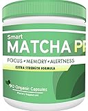 SmartMATCHA PRO - Whole food derived and augmented bioavailablility nootropics supplement with organic matcha all-Natural organic nootropic brain will improve focus, memory and alertness