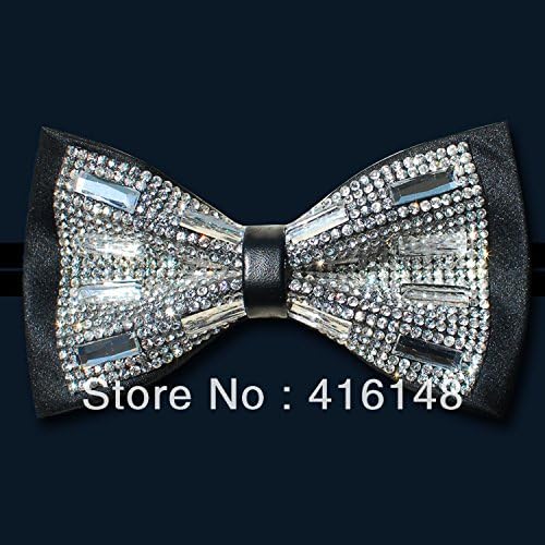 Amazon 高いラインストーンの蝶ネクタイの宝石韓国人男性 アンプ 女性蝶ネクタイ結婚式のネクタイの宴会ネクタイ 宝石の蝶ネクタイ卸売 ネクタイ 通販