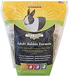 SUNSEED Vita Prima Sunscription Adult Rabbit Food, High Fiber Timothy Formula - 4 LBS Size