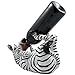 Drinking Zebra Wine Bottle Holder in African Jungle Safari Animal Wine Stands, Decorative Tabletop Wine Racks and Wine Gifts