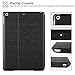 Ztotop iPad 9.7 Case 2018 iPad 6th Generation Case / 2017 iPad 5th Generation Case,Smart Ultra Slim Lightweight Trifold Stand Cover with Hard Back for ipad 9.7 Black