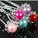 HuntGold 6X U-shaped Wedding Flower Synthetic Pearl Hair Clip Pin Hairpin Stick(white)