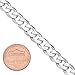 Boy's 8.5mm Thick .925 Sterling Silver Italian Crafted Beveled Cuban Curb Link Bracelet, 7 inches