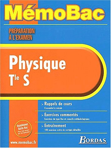 Physique, Tle S