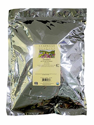 Starwest Botanicals Organic Nettle Leaf Tea Loose Cut and Sifted, 1 Pound Bulk