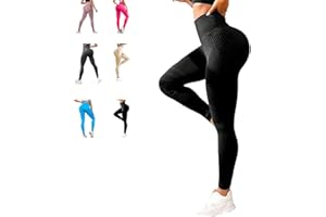 Cotozic Legging Plumi Cellulite 3D, Sculpting Anti Cellulite Leggings 3D Plumi, Seamless High-Waist Butt-Lifting (CA/US, Alph