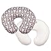 Minky Nursing Pillow Cover & Waterproof Cover | Arrow Pattern Slipcover | Extra Soft Plush Fabric | Best for Breastfeeding Moms| Fits Snug on Infant Nursing Pillow| 2 Pack Gift for Baby Boy or Girl