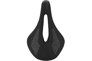 Bike Saddle,Bicycle Saddle Cushion 155mm Widen Carbon Fiber Leather Hollow Cycling Road Bike Cushion