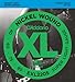 D'Addario Electric Bass Guitar Strings, XL Nickel, EXL220S, Super Light Gauge 40-95, Short Scale, 4-String Set, Pack of 1