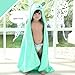 Baby Hooded Towel with Bear Ear Soft and Thick 100% Cotton Bath Set for Girls, Boys, Infant ad Toddler, Good Choice for Baby Shower Gift (Green)