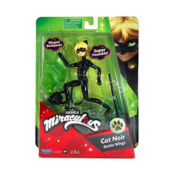 Miraculous-P50403-12cm-Small-Doll-Cat-Noir Miraculous P50403 12cm Small Doll Cat Noir