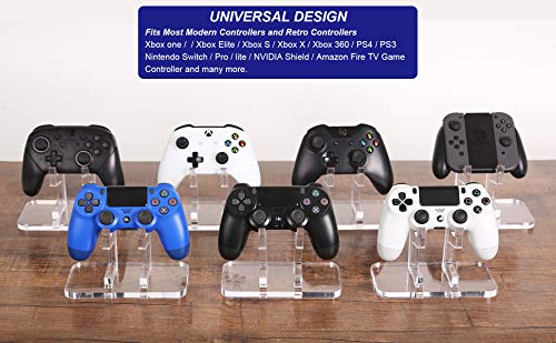 OAPRIRE Universal Controller Stand Holder for PS4 / Xbox One / Nintendo Switch / Steam / PC / Retro Controllers - Handcrafted Controller Accessories - Crystal Texture, Limited Edition