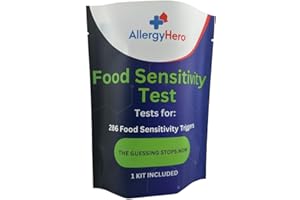 BETTER LIFE SCIENCE Food Sensitivity Comprehensive Test - 286 Food Intolerance Items Tested - Easy at-Home Collection