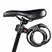 Bike Lock,OUTERDO Bicycle Cable Lock Combination Resettable Lightweight Cycling Locks Self Coiling Electric Vehicle Anti-theft Cycle Chain Lock with Mounting Bracket 3.2-Feet x 1/2 Inch