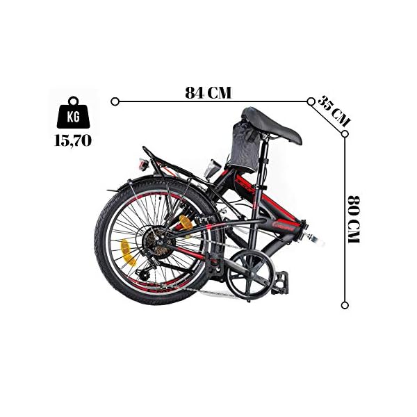 €274.99 Licorne Bike CONSERES - Bicicletta pieghevole premium da 20  pollici, per uomini, ragazzi, ragazze e donne, cambio a 6 marce, bicicletta  olandese - bikewebshop.it