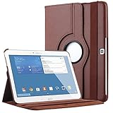 Samsung Galaxy Tab 4 10.1 CASE, Kingsource PU Leather Case for Samsung Galaxy Tab 4 10.1 (SM-T530NU) PU Leather 360 Rotating Stand Cover Wake & Sleep Function