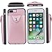 Teskyer 4326521691 HZGOTech iPhone 7 Plus Case/iPhone 8 Plus Case, Acrass iPhone 7 Plus/iPhone 8 Plus Wallet Case with Back Pocket Card Holders, Rosegold, Rosegold