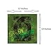 Modern Littles Justice League 5 Piece Canvas Wall Art Set Featuring Superhero Character Designs of Superman, Batman, Green Lantern and Flash Gordon, Multicolored