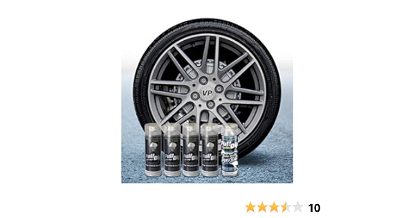 Pack Llantas Vinilo LIQUIDO Full Dip 4 Sprays Aluminio ...