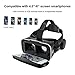 VR Headset, Virtual Reality Headset,VR Glasses,VR Goggles -for iPhone 7/ 7+/6s/6 +/6/5, Samsung Galaxy, Huawei, Google, Moto & All Android Smartphone With Headphones & Adjustable Eye Care System