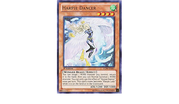 Yu Gi Oh Harpy Dancer Lcjw En097 1st Collectible Card Games Accessories Individual Yu Gi Oh Cards Yu Gi Oh Trading Card Game Cards Merchandise