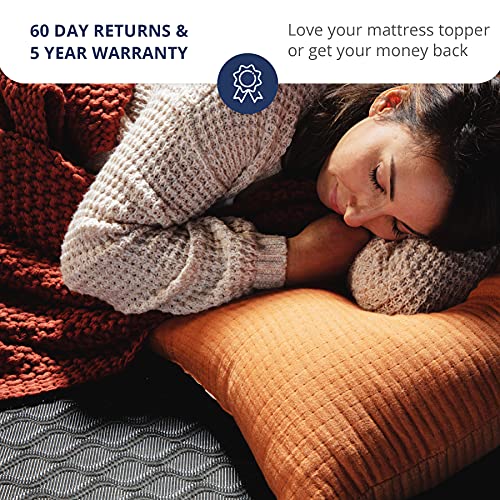 ViscoSoft 4 Inch Active Cooling Memory Foam Mattress Topper Cal King