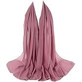 Jonglory Light Soft Chiffon Scarves Fashion Scarf Shawl Wrap For Women Men