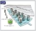 Russian Piping Tips Set - Cake Decorating Supplies Kit - 13 Icing Nozzles (Unique Flowers), 11 Pastry Bags for Frosting, and Tri-Color Coupler + Gift Box