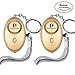 SINOTECH Personal Alarm Keychain- 130Db Siren Song Personal Security Alarm with Emergency LED Lights, Portable Safety Alarm for Women, Kids, Girls, Self Defense Electronic Device