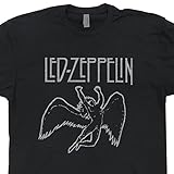 L - Led Zeppelin T Shirt Swan Song Vintage Rock Concert Graphic Shirtmandude T Shirts