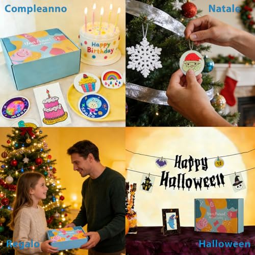 Magic Puffy Paint, 64 Pieces Fluffy Kit, 40 Sheets of Paper Paint with Foam Texture, 12 Coloured Pens, Magic Painting Textures, Birthday and Party Gifts Creative Magic Painting for Children