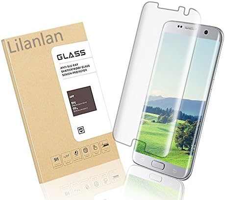 Samsung Galaxy S7 Edge Screen Protector, Lilanlan Glass Protector [Tempered Glass] 9H Hardness, Bubble Free [Case Friendly]