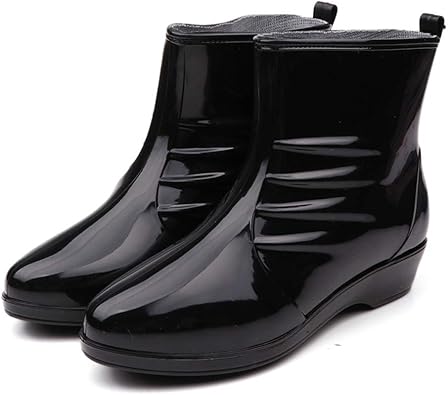 Amazon イグル レインブーツ レディース 軽量 長靴 女性 雨靴 アウトドア 防水 雨天対策 防寒 通学用 作業靴 Pvc製 耐油底 ショートタイプ ガーデニングレインブーツ ラバーブーツ おしゃれ 大きいサイズ レインシューズ 軽量 アウトドア