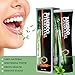 Activated Charcoal Teeth Whitening Toothpaste - DESTROYS BAD BREATH - Best Natural Black Tooth Paste Kit - MINT FLAVOR - Herbal Decay Treatment - REMOVES COFFEE Stains … (1 pack)