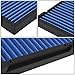 Reusable Drop-In Cabin Air Filter Panel For 09-19 Honda Civic/Fit/CRV/CRZ/HRV/Insight/Odyssey (Blue)