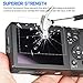 AFUNTA Screen Protectors Compatible GR II, 2 Pack Anti-Scratch Tempered Glass Protective Films for DSLR Digital Camera