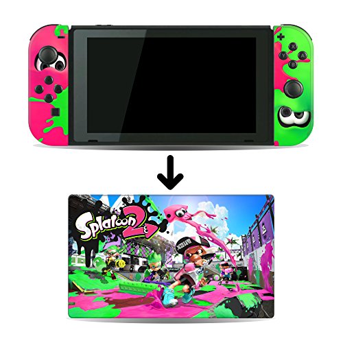 Splatoon 2 Game Skin for Nintendo Switch Console and Dock
