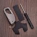 3 Pack Leather Keychain for Men and Women Heavy Duty Car Key Rings Stainless Steel Key