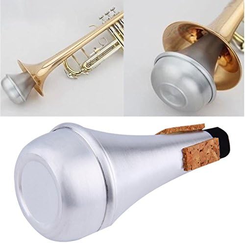 Aluminium Straight Trumpets Mute For Jazz Instrument Practice Beginner