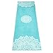 The Mandala Turquoise Hot Yoga Towel. Eco-Friendly, Mat-Sized, Lightweight, Insanely Absorbent, Non-Slip, Microfiber Yoga Towel, Dries in Minutes.