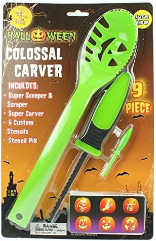 Large Pumpkin Carving Kit & Templates