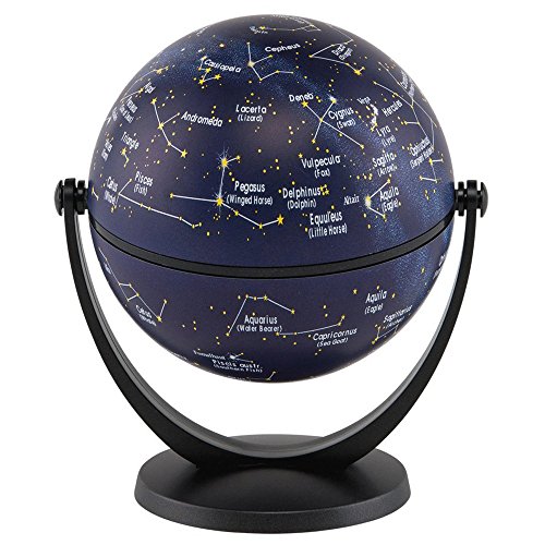 Waypoint Geographic Gyroglobe 4" Stars & Constellations Compact Mini Globe Swivels In All Directions Perfect For Small Spaces At Home Office & Classroom