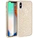 MILPROX Compatible for iPhone Xs MAX Case Glitter Luxury Shiny Sparkly Silm Bling Crystal Clear, 3 Layer Hybrid, Protective Soft Case Compatible for iPhone Xs MAX